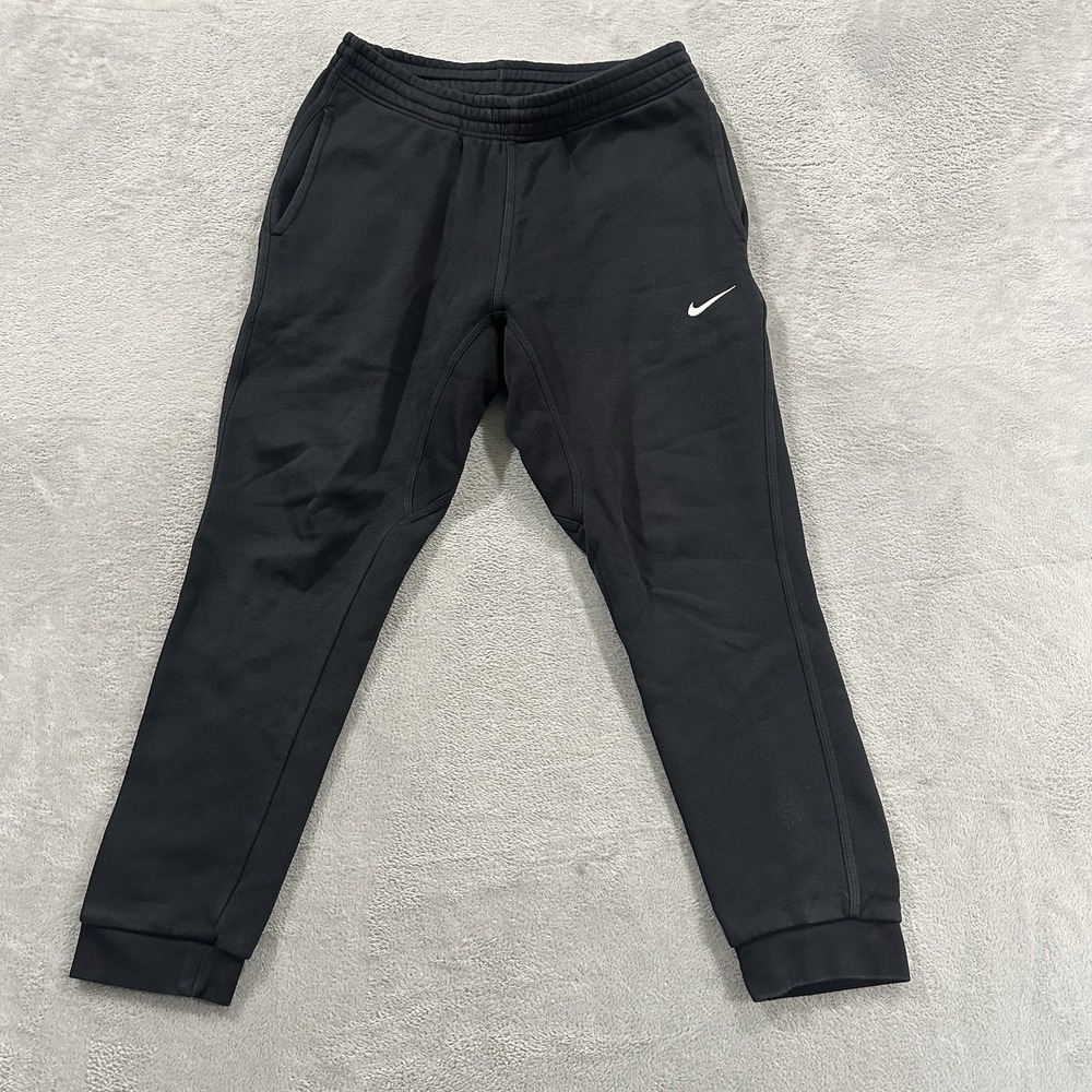 Nike Sweatpants Men's L Black Baggy Fleece Activewear Lounge Casual